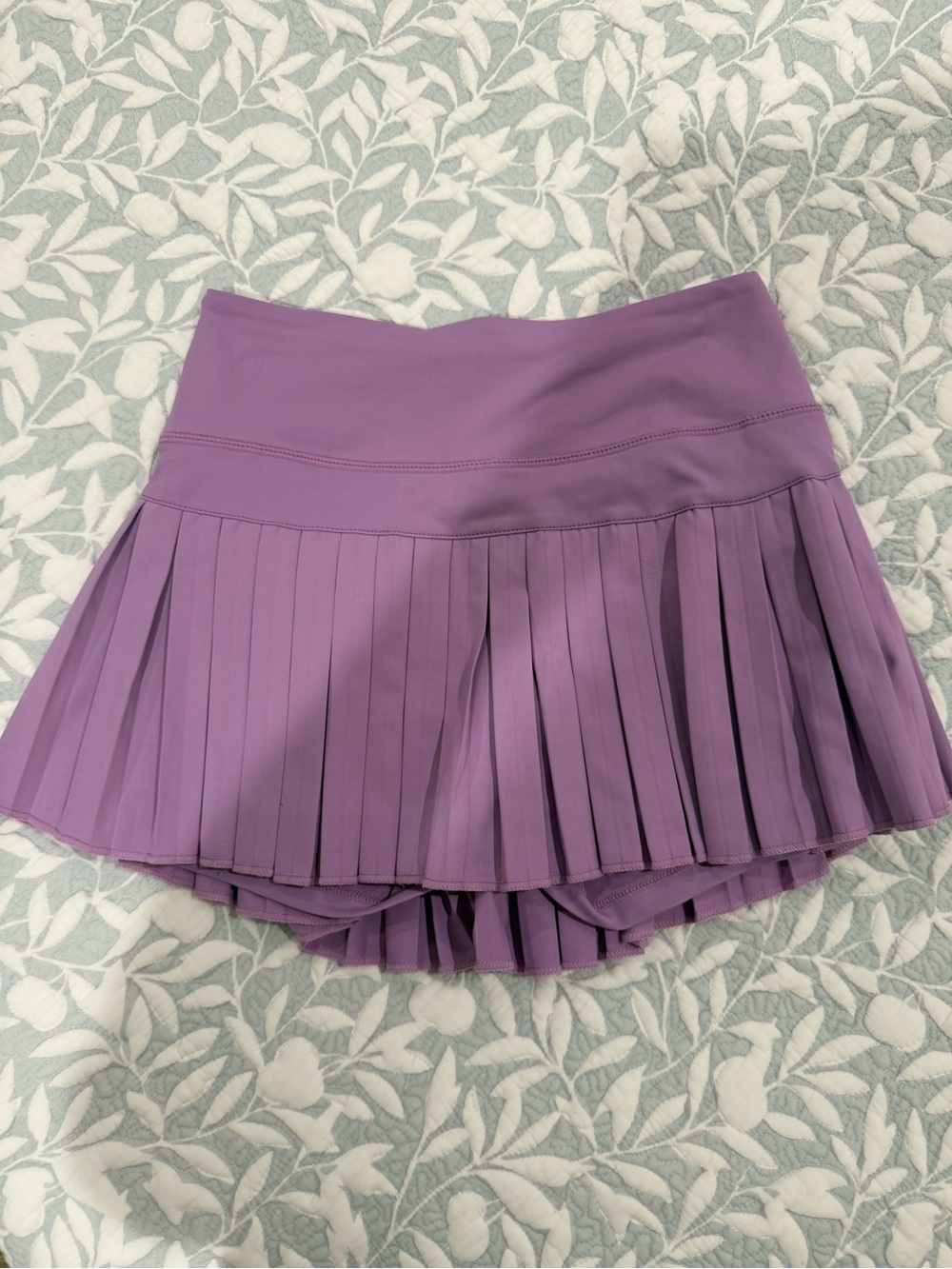 Gold Hinge Lilac Pleated Tennis Skirt